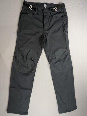 Club Ride Gold Rush Pant Men's Size M Grey Hook Waist Articulated Knees Outdoor